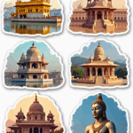 Temples & Holy Sites - Sticker Sheet v14